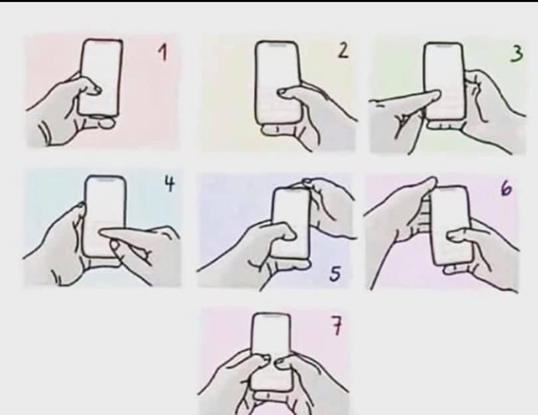 CTOTHELOS77's tweet photo. How do you hold your phone? https://t.co/HbSL0XJN7z