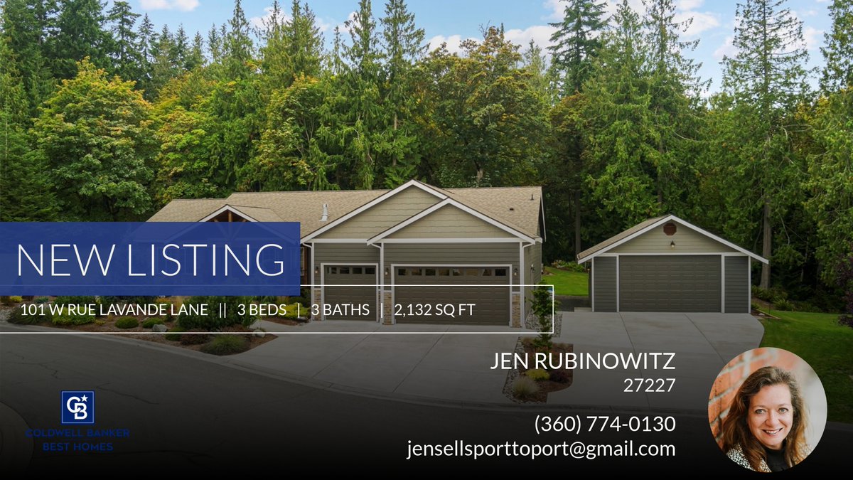 jenrubinowitz's tweet photo. 📍 New Listing 📍 Take a look at this fantastic new property that just hit the market located at 101 W Rue Lavande Lane in Sequim. Reach out here or at (360) 774-0130 for more information!

Listed by Harmony Geske

#LetMeMoveYou #J... https://t.co/e2myMdGKsQ https://t.co/ydH0vMhge8