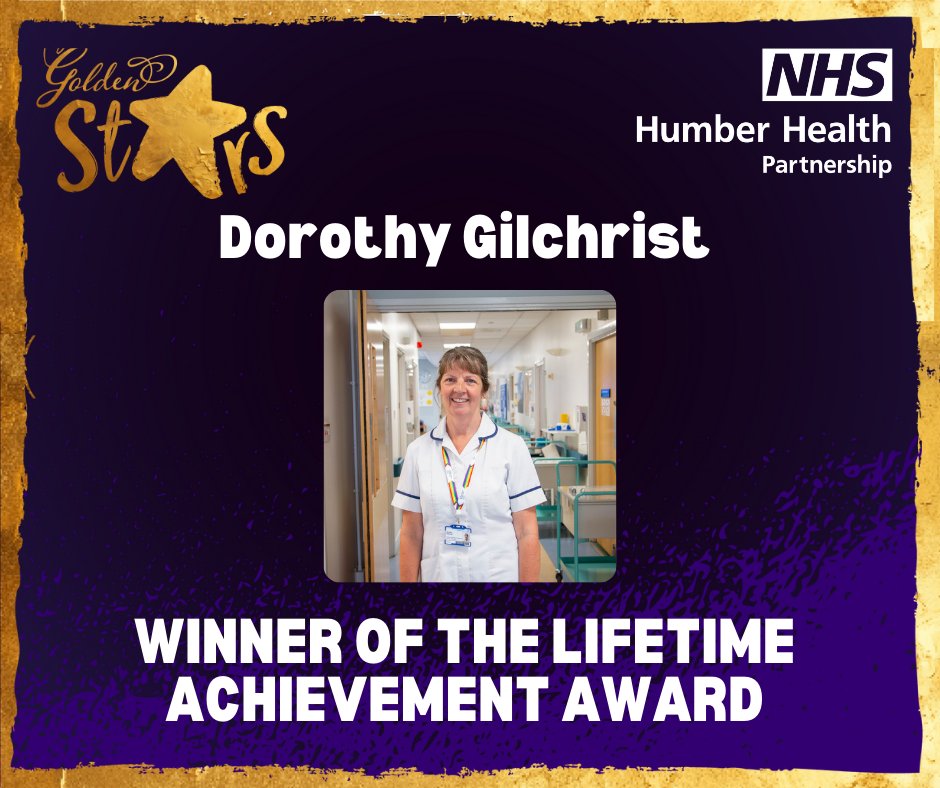 A huge congratulations to our final winner this evening – Dorothy Gilchrist has won the Lifetime Achievement Award – a very special moment here at #GSA24