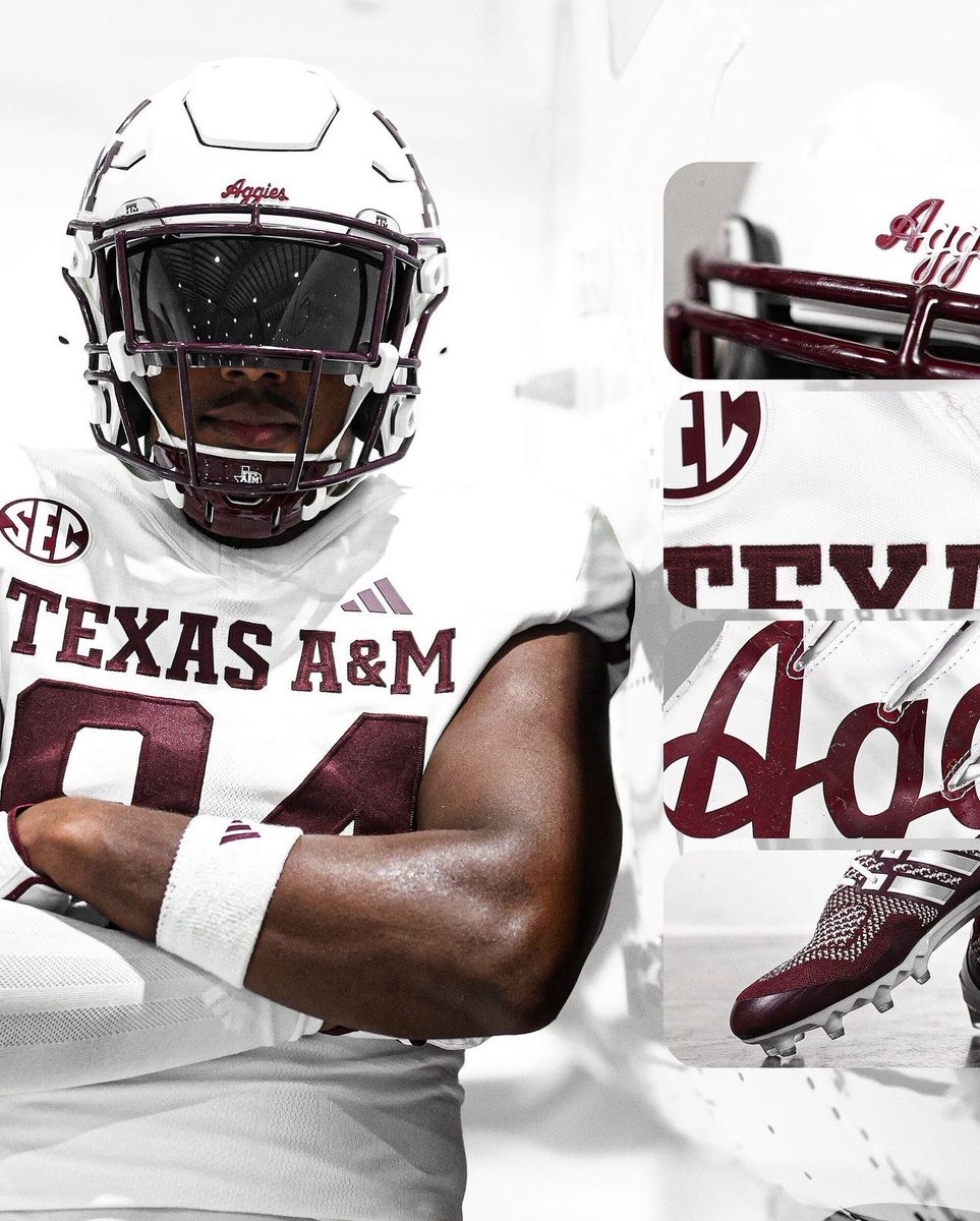 TheSECScoop's tweet photo. Who’s got the best looking all-white unis this week? 👀

🔁 RT for Texas A&amp;M
🤍 Like for Ole Miss

#GigEm #HottyToddy https://t.co/SjZ2WruNSk