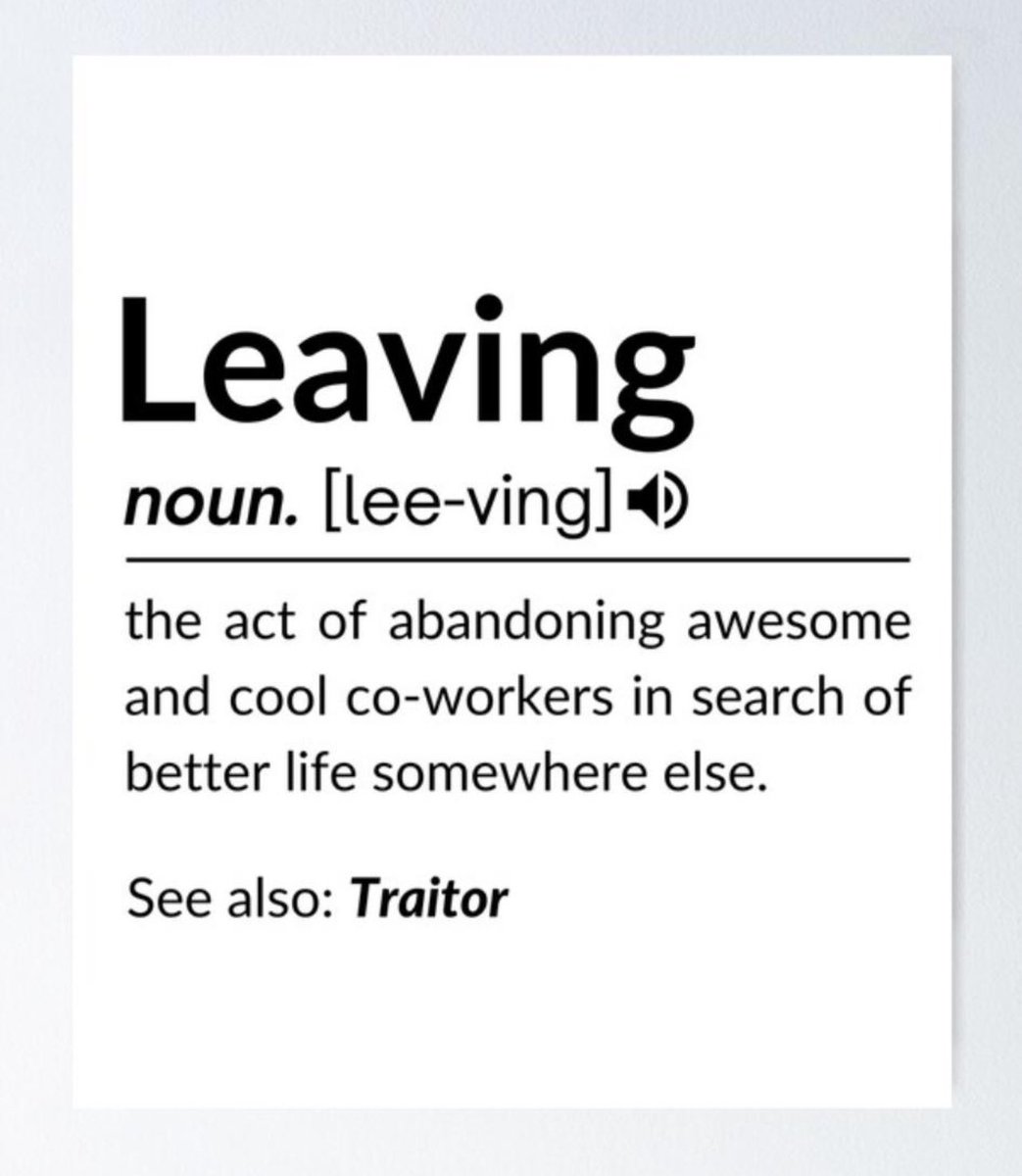 today was the last day working with my amazing colleagues at <a href="/BofSFoundation/">BofSFoundation</a> after 7yrs+. It’s the first time I’ve been in tears about leaving as I was set to stay til retirement until the opportunity came to open my own #doggydaycare ! Boss summed it up perfectly with this ❤️😭