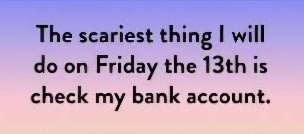Happy Friday the 13th. Do you have any fears or superstitions?