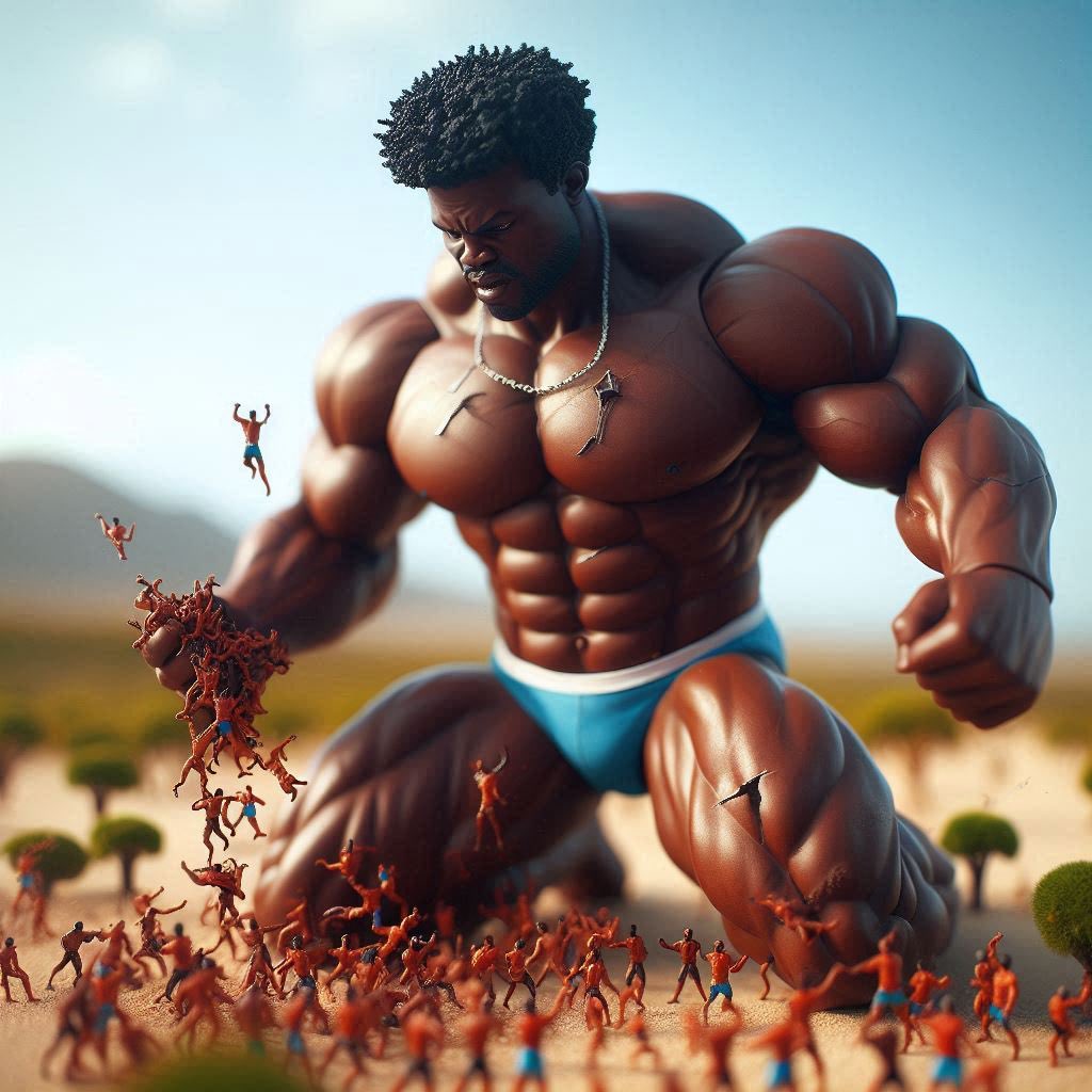 It’s so cute that these delicious little men think they can do anything to resist the hunger of a God. 

🏃🏽‍♂️🏃🏽‍♂️🏃🏽‍♂️🫲🏿🍽️

#muscleworship #gaymacrophilia #gaybodybuilder #SizeTwitter