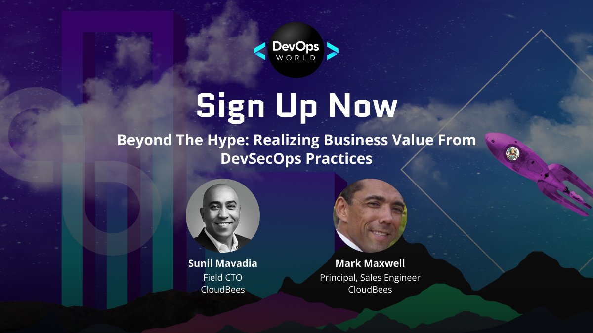 devopsworldconf's tweet image. Tune into #DevOpsWorld2024 on September 17th with Sunil Mavadia and Mark Maxwell as they provide actionable insights to driving tangible business results from DevSecOps efforts.

➡️ Register Now: devopsworld.com