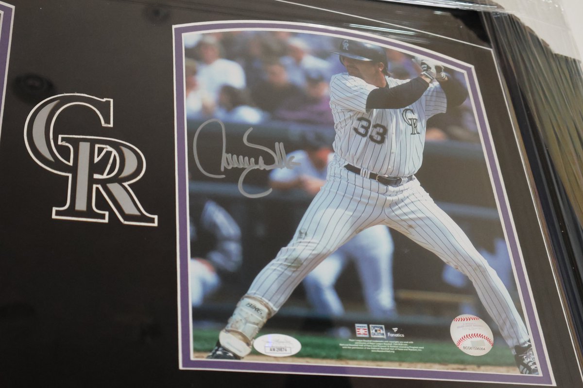 #CustomFramingFriday 🖼️

At Latitude Sports Memorabilia, we specialize in transforming your cherished sports collectibles into stunning displays. 

latitudesm.com/pages/framing

Here's a custom Todd Helton piece we recently framed!

#LatitudeSports #ToddHelton #Rockies #MLB