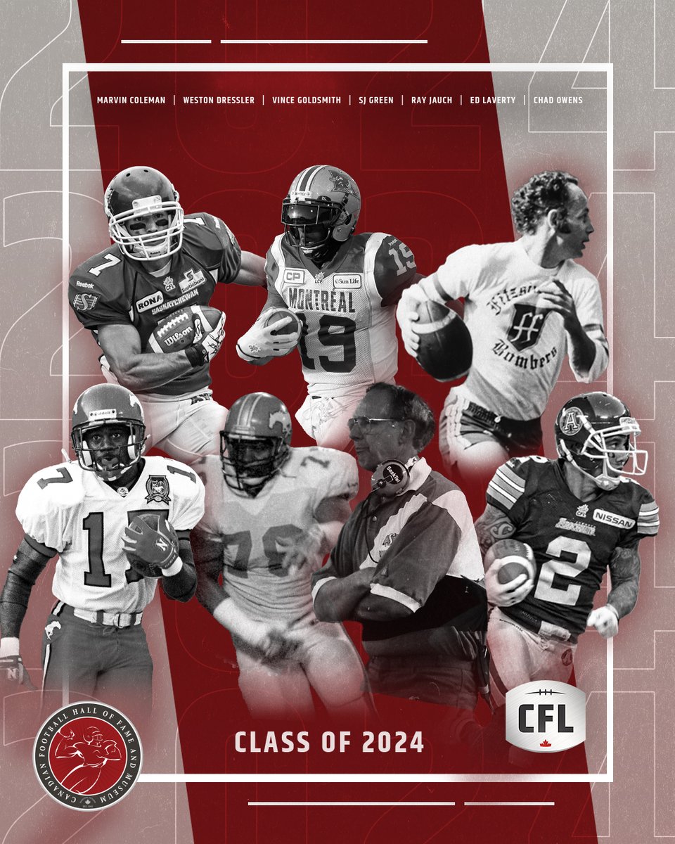 Excited to see these legends inducted into the @CFHOF? 

Tune into CFL + starting at 6pm ET!⏰

 📲: bit.ly/4gkuMz5

#CFL