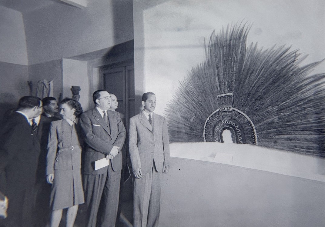 #UnDíaComoHoy, pero de 1964, se inauguró el Museo Nacional de Antropología por el presidente Adolfo López Mateos, sobre la avenida de Paseo de la Reforma.