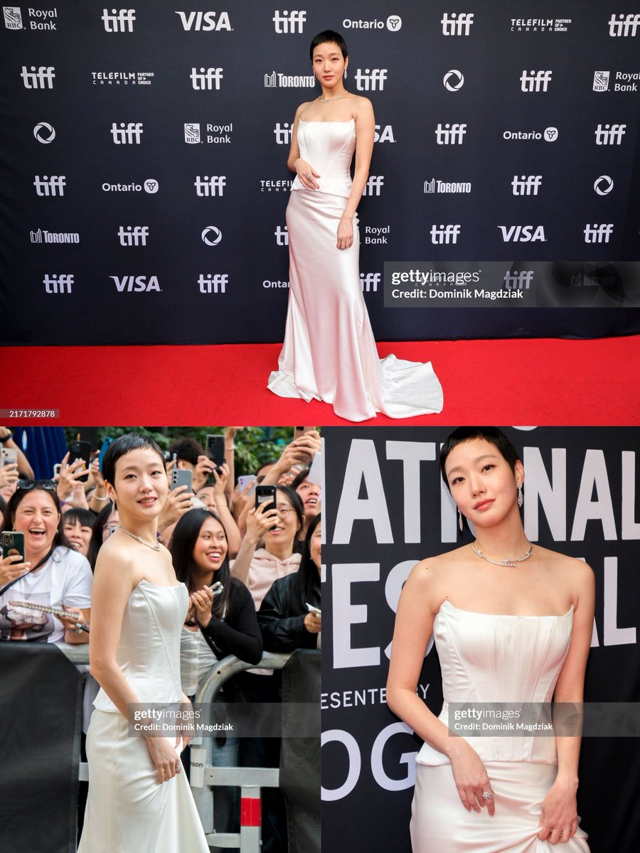 kdramahandle's tweet image. #KimGoEun at #TIFF2024 red carpet for #LoveInTheBigCity premiere.