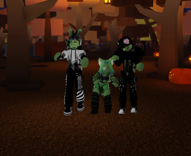 StarSailingC's tweet photo. Matching zombie creators @GalacticArcherX @DeeMewGaming @rabbit_plague https://t.co/bXm56qVJhg