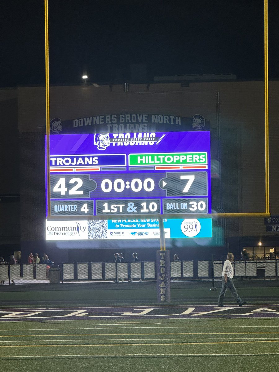 Downers Grove North Trojans for the…

Week #3
West Suburban Silver Opener
Home
And BIG TIME WIN! 

DGN 42
GW 7

#WeAreDGN