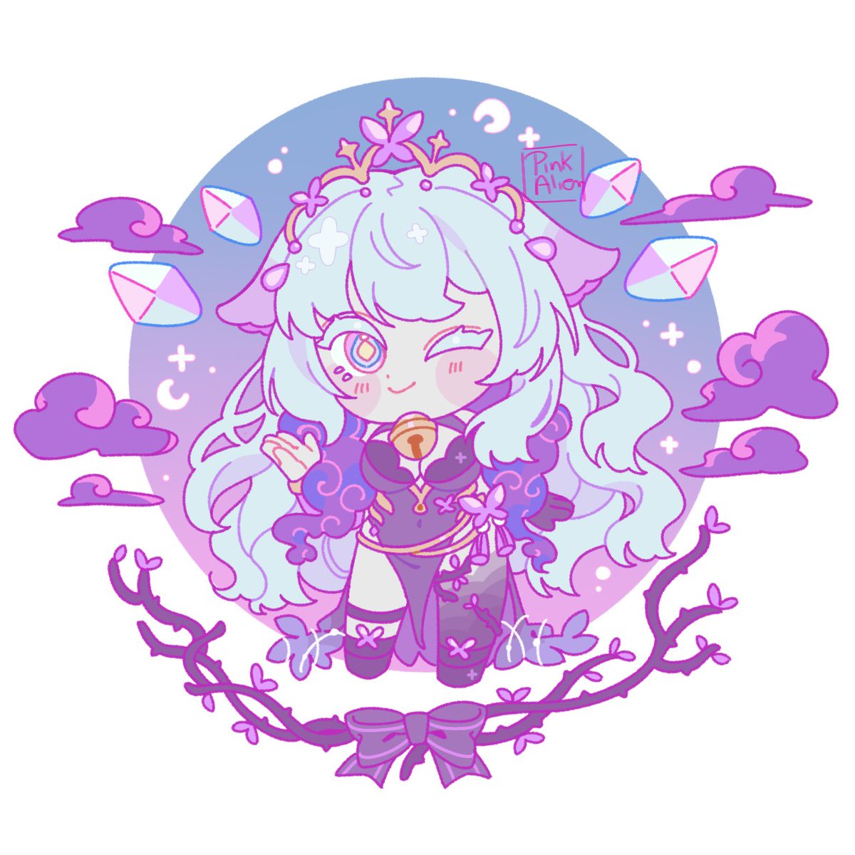 PonkyAlien's tweet photo. Love the design and of course the color palette🤧💜
#もふyuni https://t.co/ZZBGU8WLBE