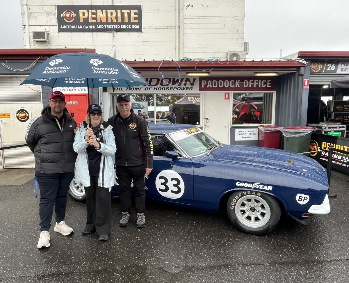 Fun as the nominated charity for the <a href="/PenriteOil/">Penrite Oil</a> <a href="/supercars/">Supercars</a> Sandown 500 in honour of Dementia Australia Patron, Allan Moffat OBE 🏁