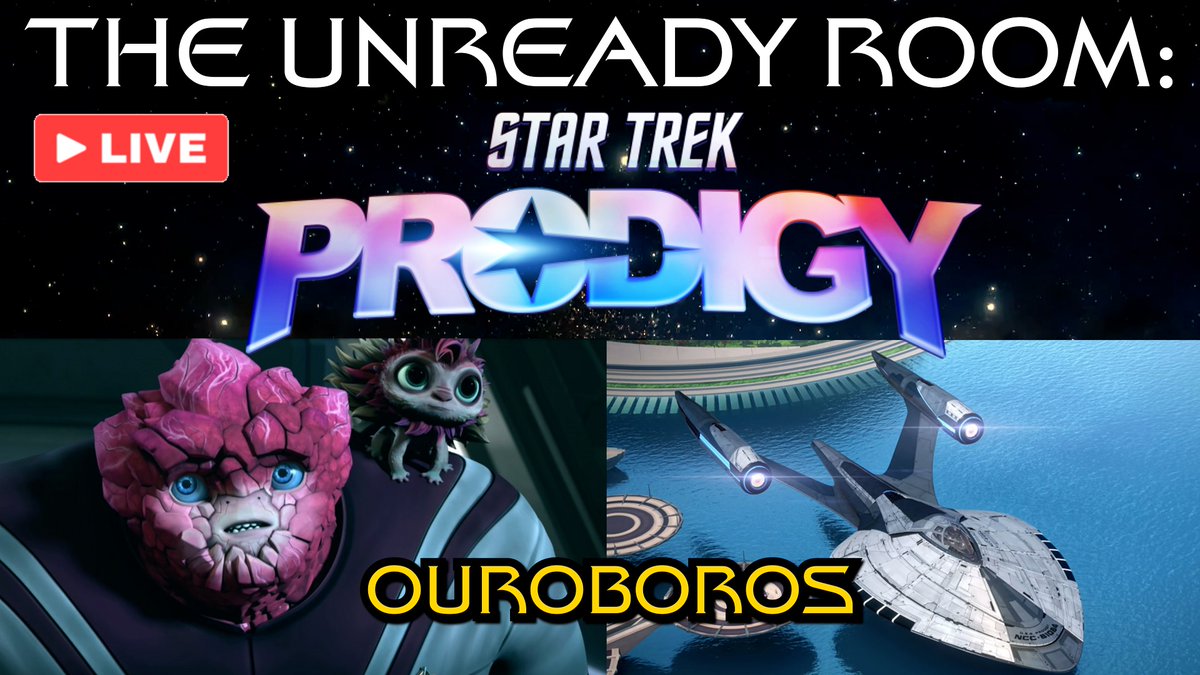 It's the final livestream for #StarTrekProdigy season 2! Join me &amp; <a href="/Brandiwine12/">Brandi Jackola</a> in #TheUnreadyRoom to discuss "Ouroboros" Parts 1 &amp; 2 on Saturday, September 14th at 2pm Eastern (11am Pacific)! #StarTrek #Prodigy 
youtube.com/watch?v=PSDBvQ…