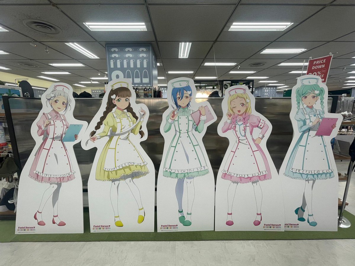 ラブライブ！スーパースター!!』 Pastel Nurses #ハンズ 店舗にて各