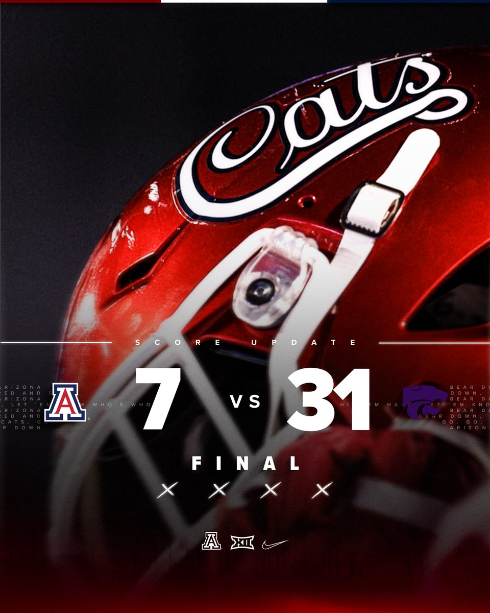 ArizonaFBall's tweet photo. Final from Manhattan. https://t.co/0mSWavaTNF