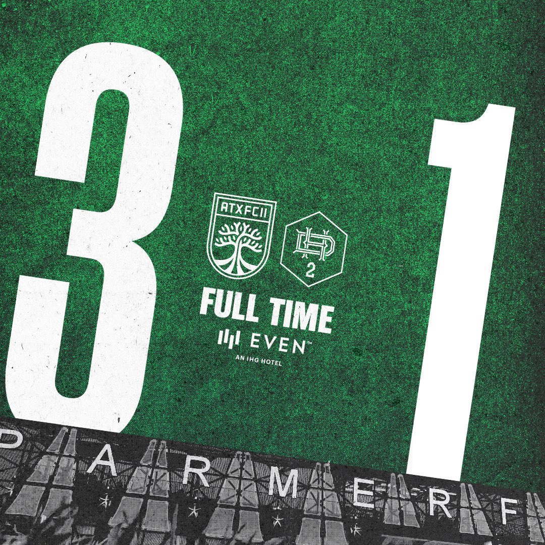 AustinFCII's tweet photo. Starting the weekend off with three points! https://t.co/GLYwS0RyjS