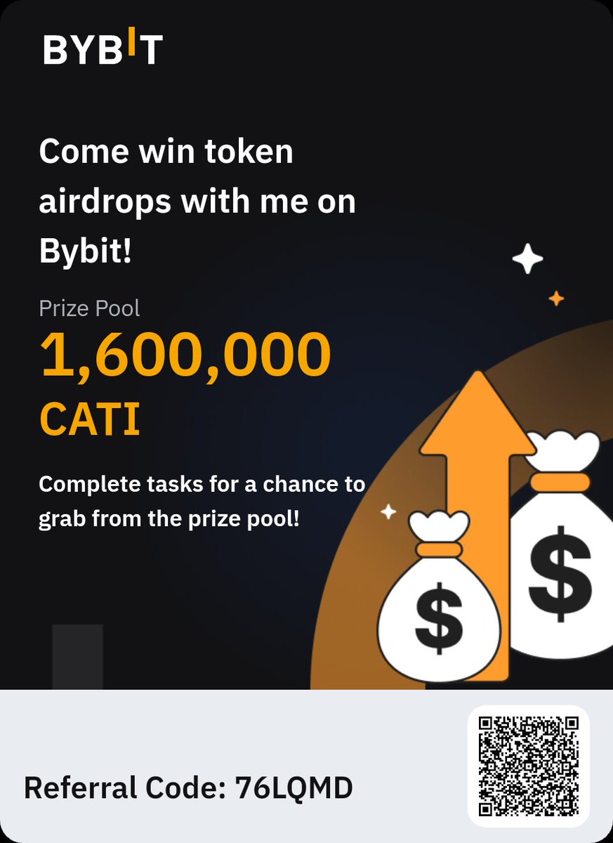 Join me on Bybit and complete tasks on Token Splash for a chance to grab from a 1,600,000 CATI prize pool! Click here:bybit.com/en/trade/spot/…