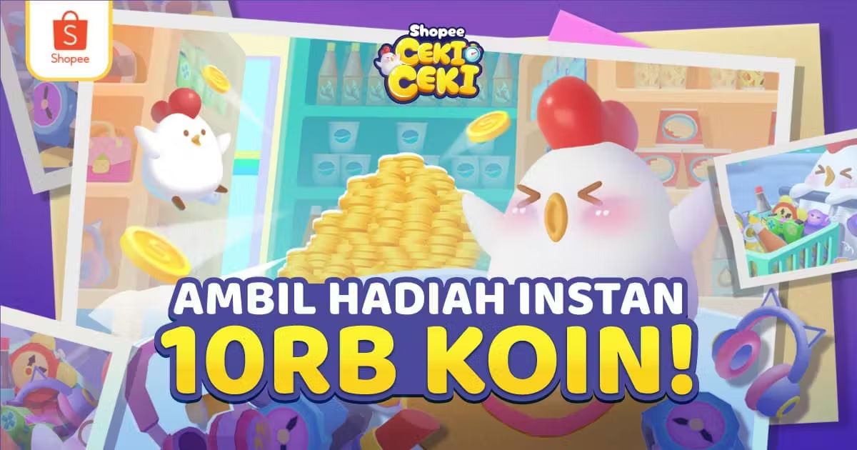 novarple's tweet photo. Yuk, kebut &amp; rebut hadiah 10RB Koin. Dapatkan langsung koinnya dengan main #ShopeeCekiceki https://t.co/nxa9fgQSJ9 https://t.co/q3M22ZTkw9