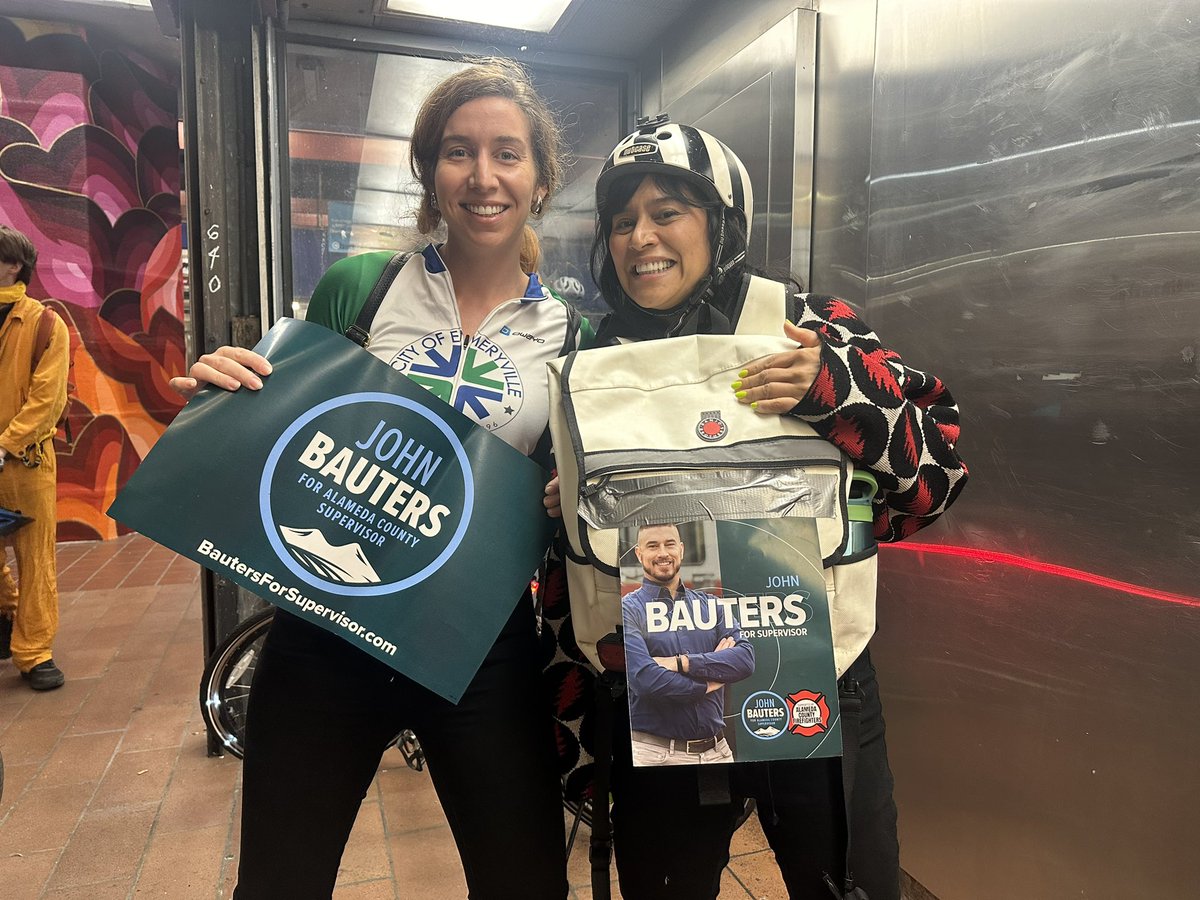 Bike party supports <a href="/JohnBauters/">John J. Bauters</a>