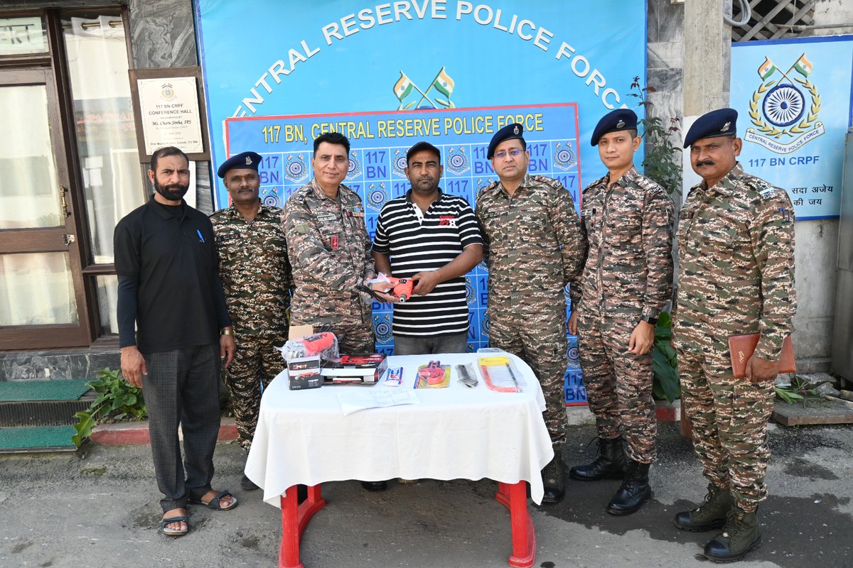 Event of madadgar at unit hq location srinagar on behalf of 117bn