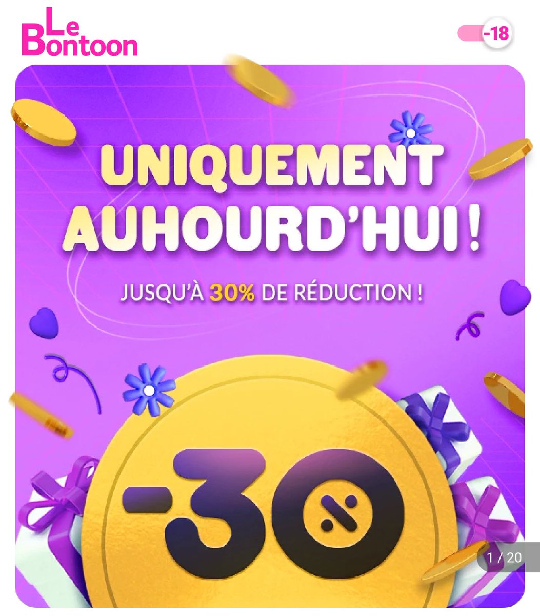 ClaraoftheNight's tweet photo. 💰Promo sur Bontoon💰

#Bontoon https://t.co/t1TO8BupNj