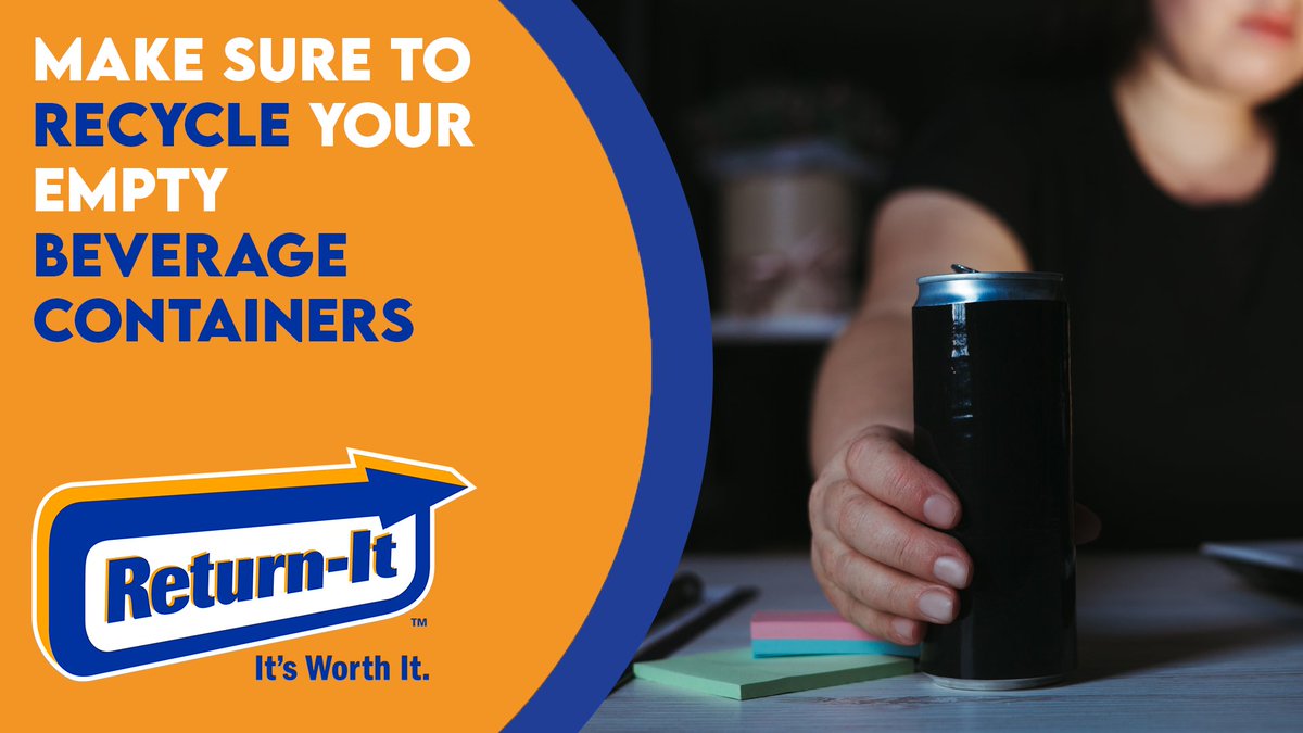 Getting ready for those lengthy study sessions with an energy drink or two? Make sure to recycle your empty energy drinks at your local <a href="/Return_It/">Return-It</a>!