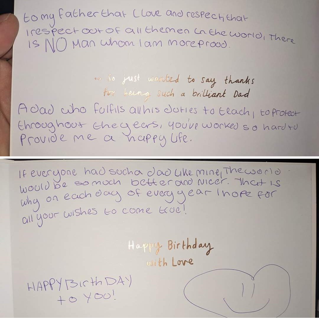 From my beautiful daughter 🥺🥹💓🥲