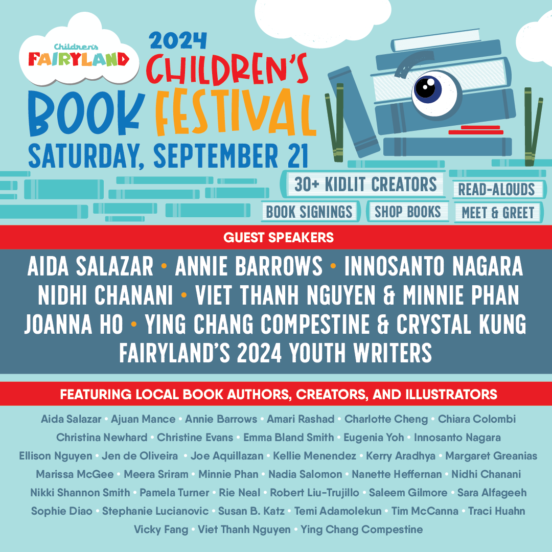 Margaret Chiu Greanias | How This Book Got Red (@margaretgreania) on Twitter photo Meet me and other Bay Area kidlit authors + illustrators at <a href="/FairylandCA/">Children's Fairyland</a> on Sat, Sept 21! There will be readalouds, book signings, & more. Buy my books Amah Faraway, Hooked on Books, and How This Book Got Red there thru @booksonb, and I'll autograph them! fairyland.org/book-festival Meet me and other Bay Area kidlit authors + illustrators at <a href="/FairylandCA/">Children's Fairyland</a> on Sat, Sept 21! There will be readalouds, book signings, & more. Buy my books Amah Faraway, Hooked on Books, and How This Book Got Red there thru @booksonb, and I'll autograph them! fairyland.org/book-festival