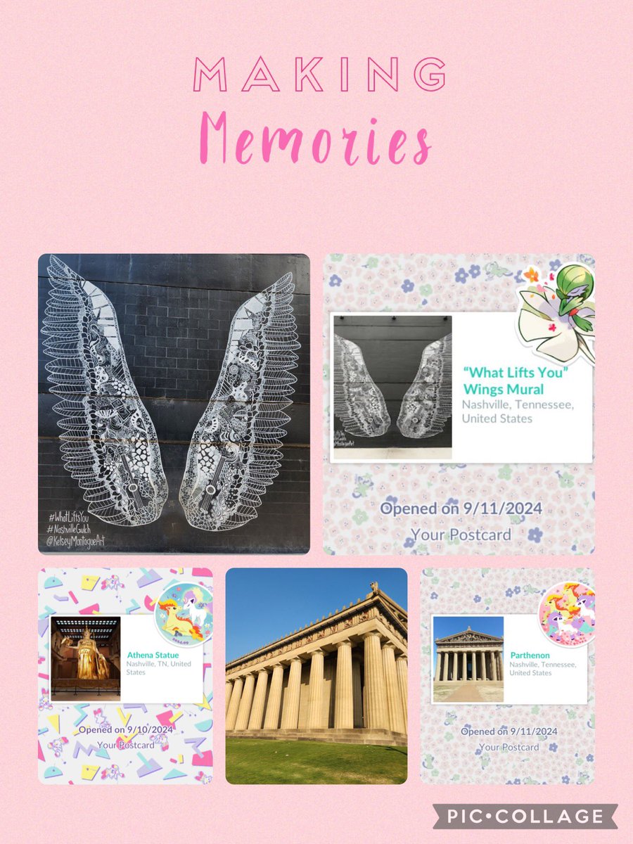 milieva13's tweet photo. Best part of playing #PokemonGO while visiting new #destinations. I create the best memories with you! ๐ #CatchThemAll #WhatLiftsYou #Parthenon #GoddessAthena #Nashville https://t.co/DnQWpJ4h3S