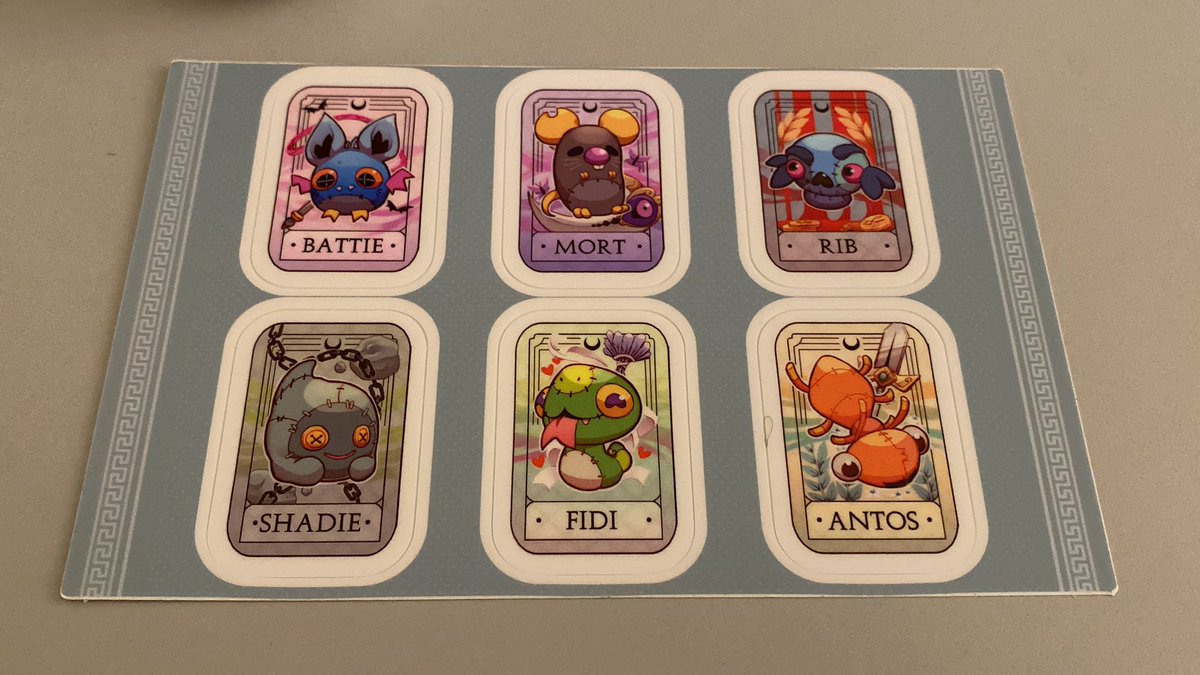 I CHEERED!! Look what came in the mail 🥺❤️ My beloveds MY WHOLE WIFE WORLDDDD 

From <a href="/HadesTarot/">Prophecies Foretold || COMPLETE</a> go check out their leftovers while you can! There’s one day left :0