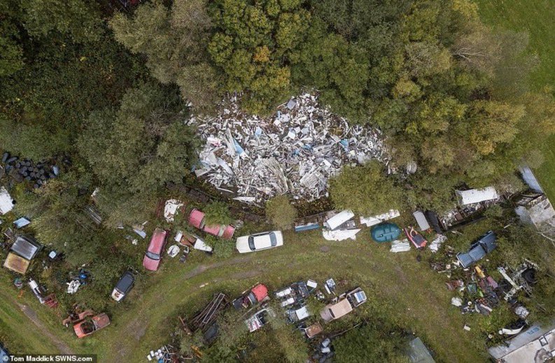 TheForgotthings's tweet photo. Remnants of Pan Am 103, which exploded over Lockerbie in 1988, claiming the lives of over  250 people. This wreckage has been left in a scrapyard for over 30 years.

Pan Am Flight 103 operated as a routinely scheduled transatlantic flight from Frankfurt to Detroit with layovers in London and New York City.

On the evening of December 21, 1988, a bomb detonated aboard the aircraft while it was flying over the Scottish town of Lockerbie. 

This tragic event, known as the Lockerbie bombing, resulted in the destruction of the plane and the loss of all 243 passengers and 16 crew members. Large portions of the aircraft crashed into a residential street in Lockerbie, claiming the lives of 11 residents. The total fatalities amounted to 270.

After a collaborative three-year investigation, arrest warrants were issued for two Libyan nationals in November 1991. In 1999, Libyan leader Muammar Gaddafi surrendered the two men.

By 2003, Gaddafi acknowledged Libya's responsibility for the Lockerbie bombing and provided compensation to the victims' families. However, he maintained that he had never personally ordered the attack.