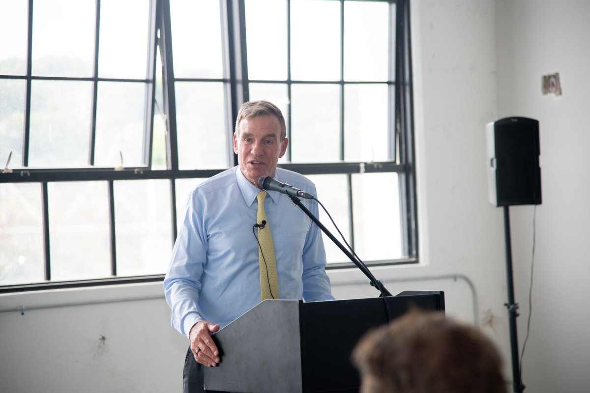MarkWarner's tweet photo. Thrilled to be in the Comeback City to tour the very exciting Dan River Falls development!  

Folks in Danville are doing incredible work meeting an urgent need and investing in new housing. On the federal level, I’m fighting to make that easier for communities across Virginia. https://t.co/qxTrsQNaZ6