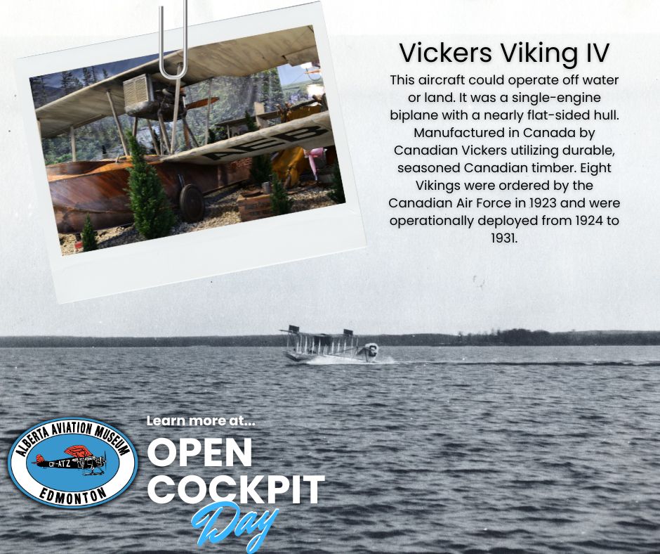 Step Inside the Vickers Viking IV at Open Cockpit Day! 
Join us on September 28th for Open Cockpit Day and experience the Vickers Viking IV cockpit! This is just one of the aircraft you’ll get to explore—there’s so much to learn and discover for aviation enthusiasts of all ages.