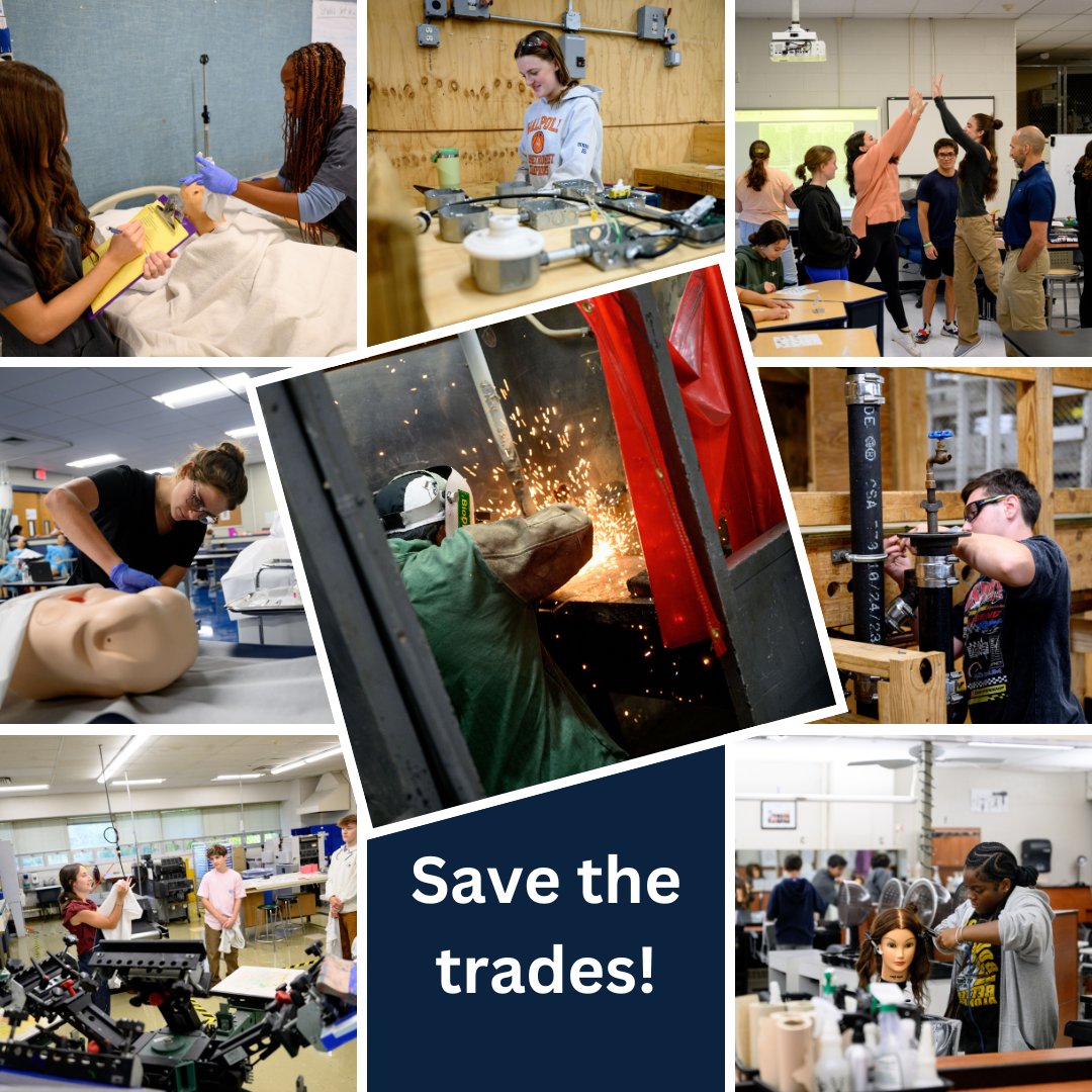 📣Shoutout to all the incredible students diving into the trades!  You're not just learning a skill—you're shaping the future!🌎 Let's celebrate their hard work and dedication! 👷‍♂️#savethetrades #handsonlearning #workharddreambig