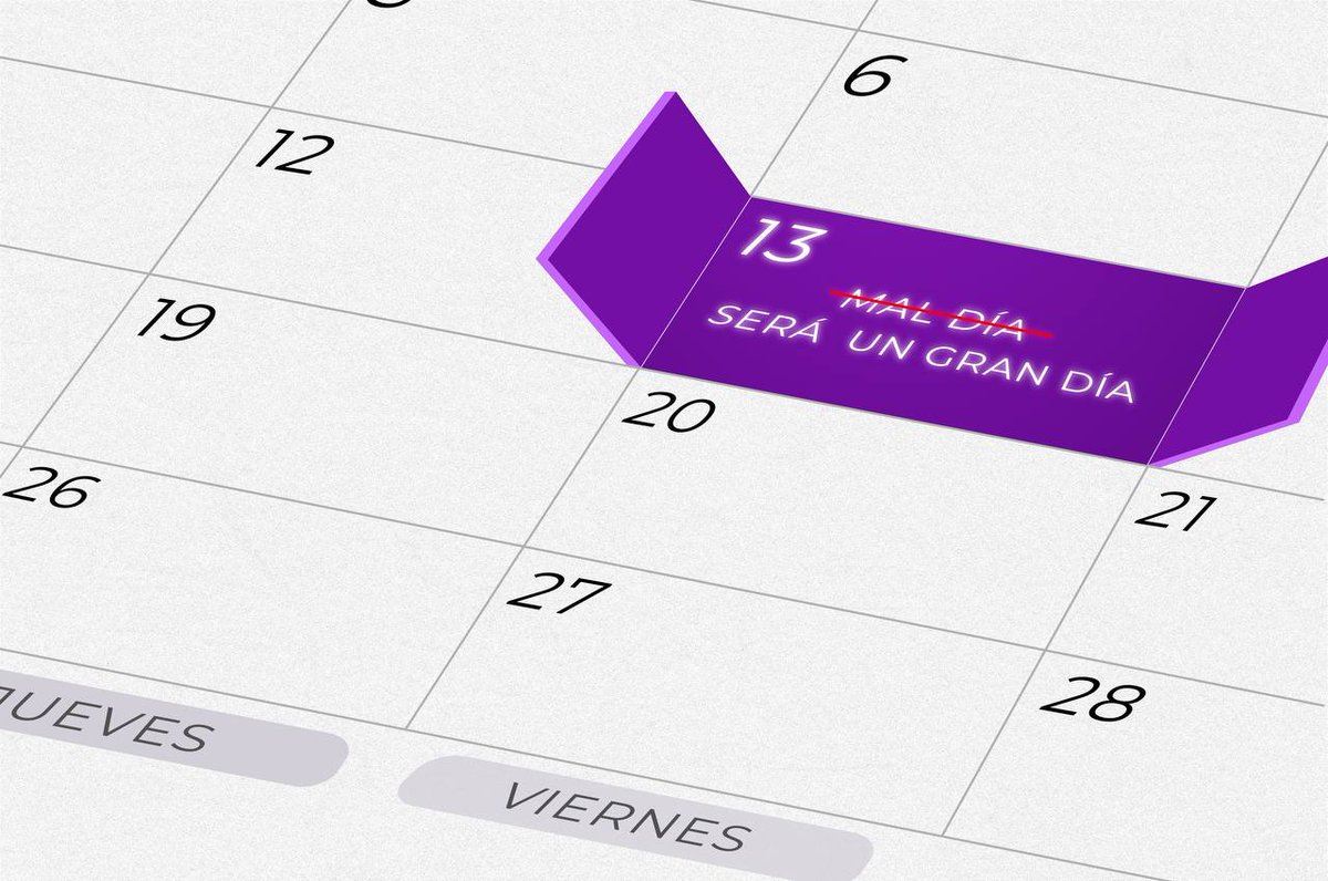 Rev_InterOper's tweet image. 🎉 ¡Feliz viernes 13! 🎉 

No dejes que la superstición te detenga. 

¡Elige tener un gran día y disfruta del fin de semana! 🌟✨ 

#Viernes13 #BuenViernes #FinDeSemana