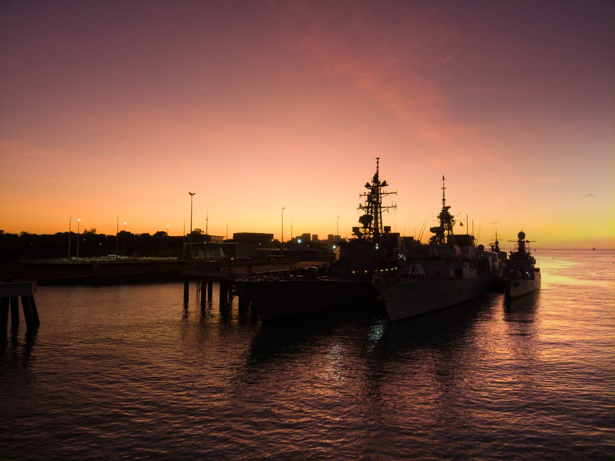 Australian_Navy's tweet photo. Sunrise hits differently here at Ex Kakadu 24 🌅 

📸 WOIS Shane Cameron

#KA24 #ExKakadu @AusAmbVN @tldm_rasmi @jmsdf_pao_eng https://t.co/RZRJIf3Een