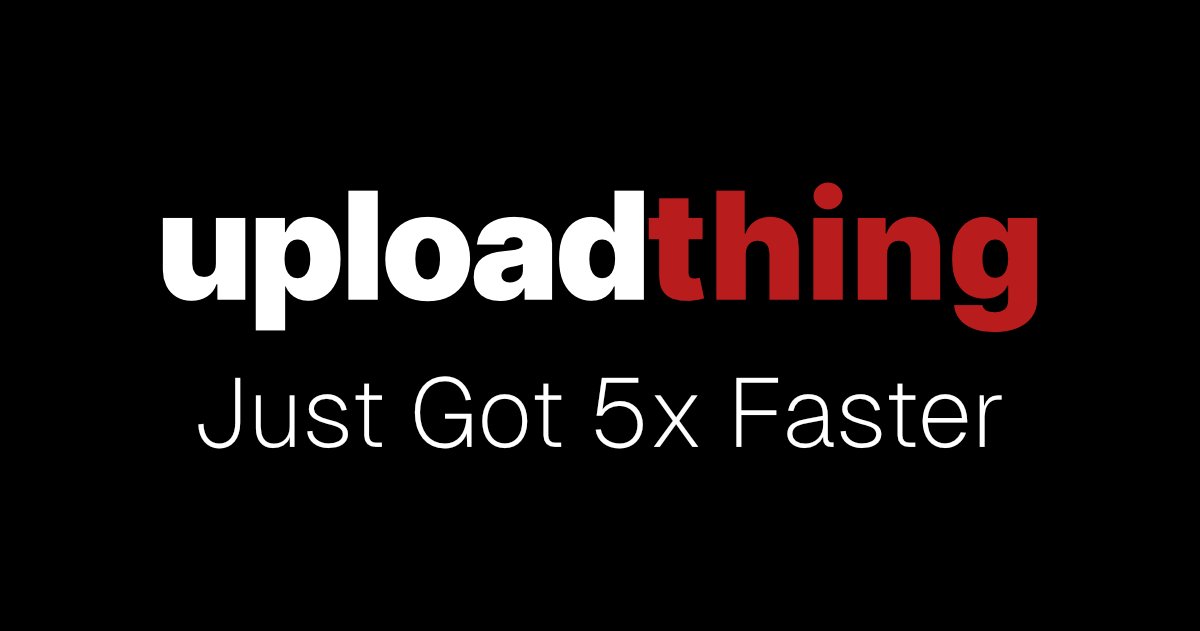 This took us 6 months, and I'm so proud. UploadThing V7 is the best way to upload files on the web.