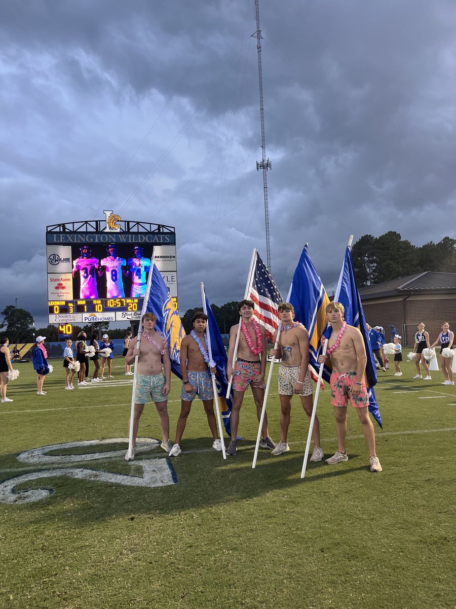 After months of training Navy Seal style these young men are the official Flag Runners for 2024!