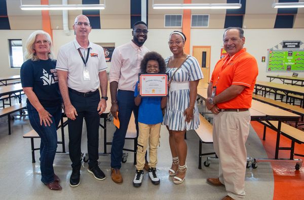 Today, we proudly recognized Luckey Ranch Elementary’s own fourth-grade student, Roman Gardner, as a 2024 National Math Star! 🌟 We are thrilled to celebrate his achievement and excited to see where his talents will take him! Go Cubs! <a href="/janetmarie89/">Janet Crawford</a>  <a href="/BrandiHendrix14/">Brandi Hendrix</a>