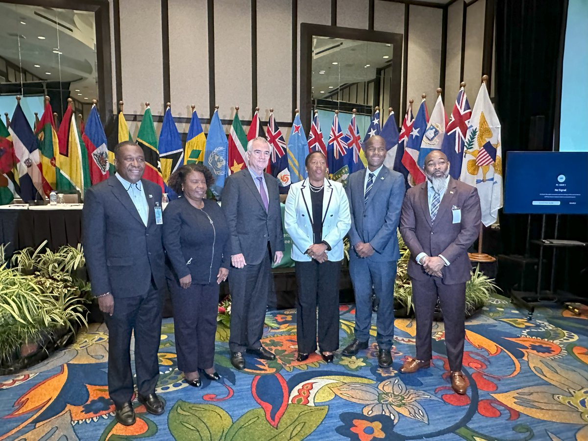 eclac_un's tweet image. #ECLAC Executive Secretary @JoseMSalazarX: Road to Caribbean Sustainable Development not Easy, #ECLAC Here to Support… Trinidad &amp;amp; Tobago Elected Chair of Caribbean Development and Cooperation Committee #CDCC. More ⏩ bit.ly/4d8dGSe