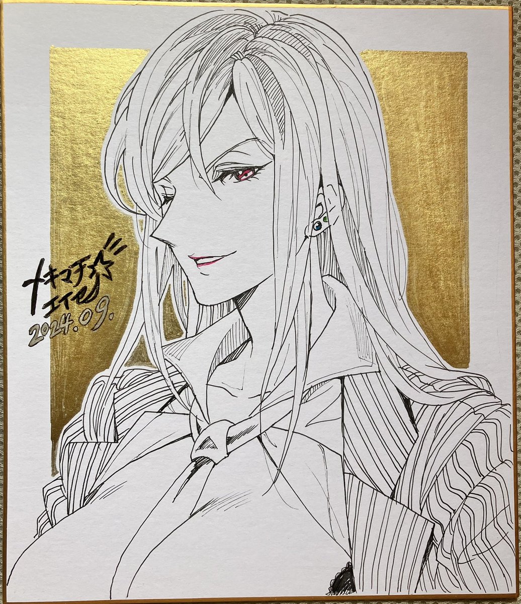 ふたけっと33のお品書きです!
新刊2種ともご購入頂いた方に1セットにつき1枚ペーパーお付けします。(無くなり次第終了)
2週間前のイベントを欠席したため持ち込み出来なかった色紙をこちらで頒布します。 