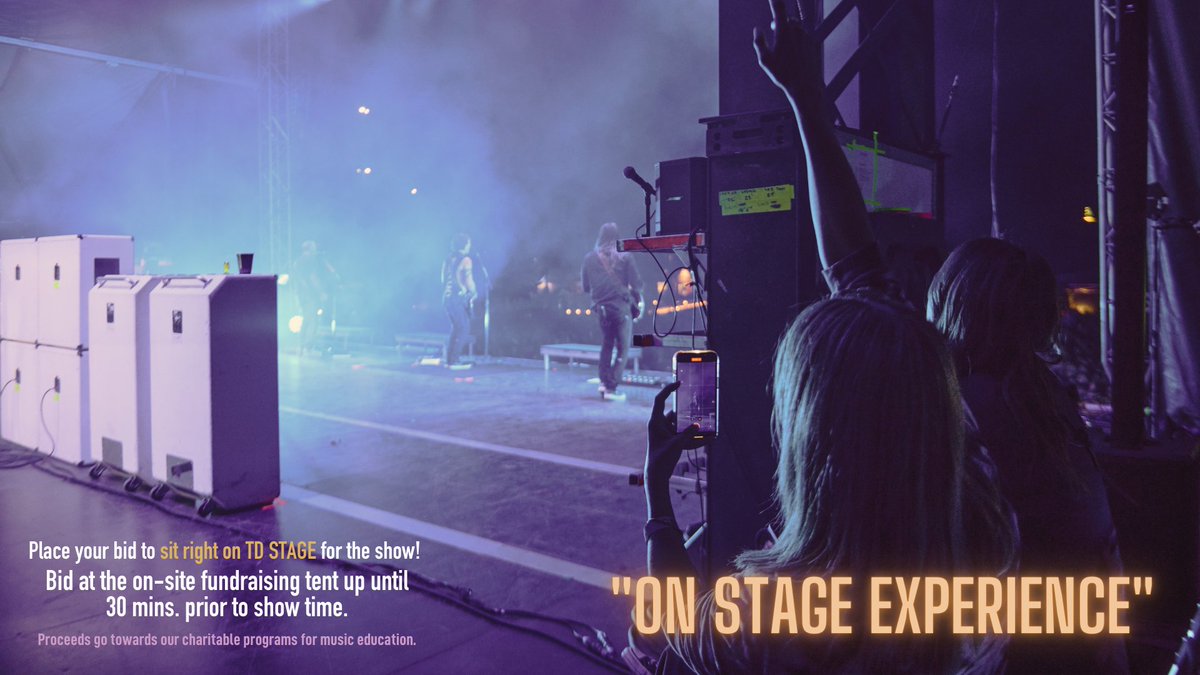 CityFolk (@cityfolkfest) on Twitter photo ATTN <a href="/riseagainst/">Rise Against</a> fans! Want an amazing ON STAGE EXPERIENCE for their show? 🤩 Place your bid to sit right on <a href="/TD_canada/">TD (Canada)</a> STAGE! Bidding happens at the on-site fundraising tent and closes at 8:20PM. Proceeds go towards our charitable programs for music education. #CityFolk2024 ATTN <a href="/riseagainst/">Rise Against</a> fans! Want an amazing ON STAGE EXPERIENCE for their show? 🤩 Place your bid to sit right on <a href="/TD_canada/">TD (Canada)</a> STAGE! Bidding happens at the on-site fundraising tent and closes at 8:20PM. Proceeds go towards our charitable programs for music education. #CityFolk2024