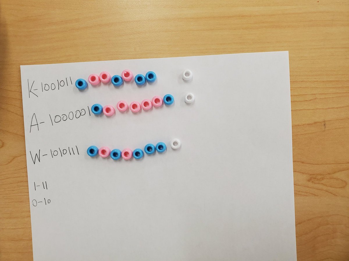 CareerTech_TPSD's tweet image. Exploring Computer Science students love learning binary code when they also make cool bracelets! #binarycode #creativity #problemsolving #tpsd