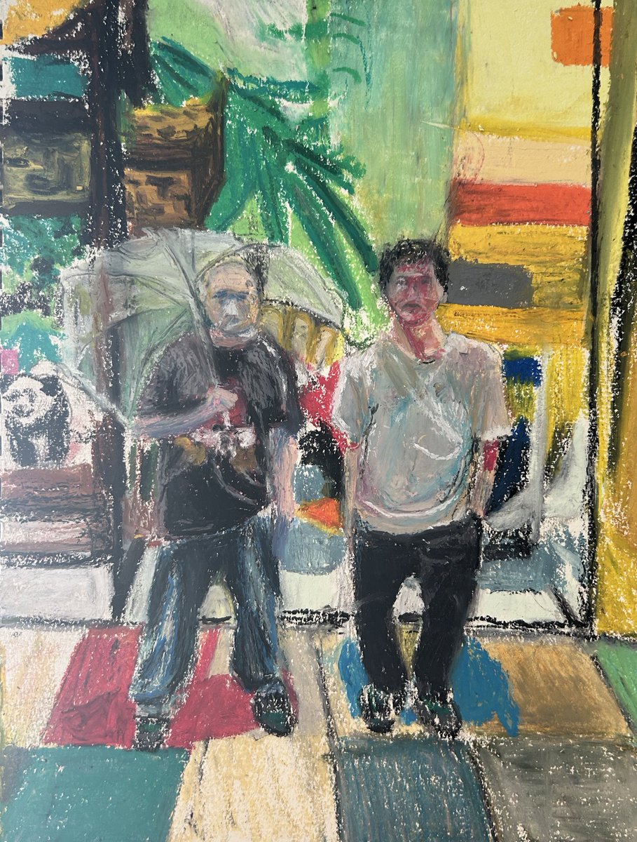 bloodz boi &amp; jackzebra oil pastel