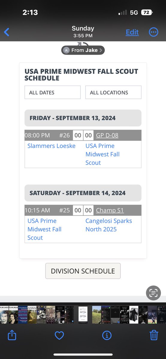 Matthew(NOAH)Cook (@matthewcook2025) on Twitter photo Excited about Fall ball starting up, and getting to play against some great competition at championship park tomorrow, starting against Cangelosi Sparks Excited about Fall ball starting up, and getting to play against some great competition at championship park tomorrow, starting against Cangelosi Sparks
