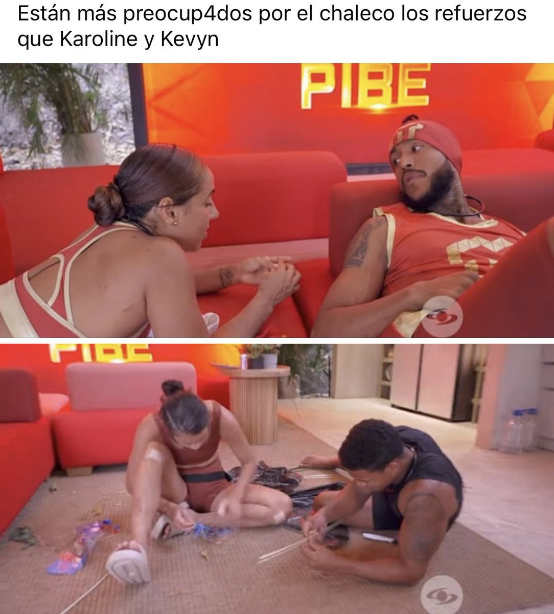 Desafiokaroline's tweet photo. Esos refuerzos se creen los finalistas 😅 https://t.co/U6jOMxO7bg