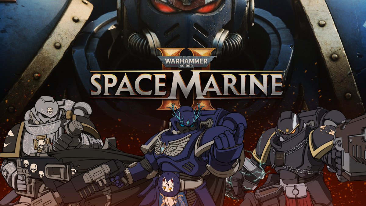 syliefel's tweet photo. 🔴LIVE!! BLOOD FOR THE BLOOD GOD CHARITY STREAM IS LIVE!!   Come hang out for some 40k shenanigans like Space Marine 2 while supporting the American Red Cross! Every dollar donated is another minute added to the timer!

https://t.co/ySPYY4pwXS || #vtuber #warhammer40k https://t.co/hPq3DgrrWe