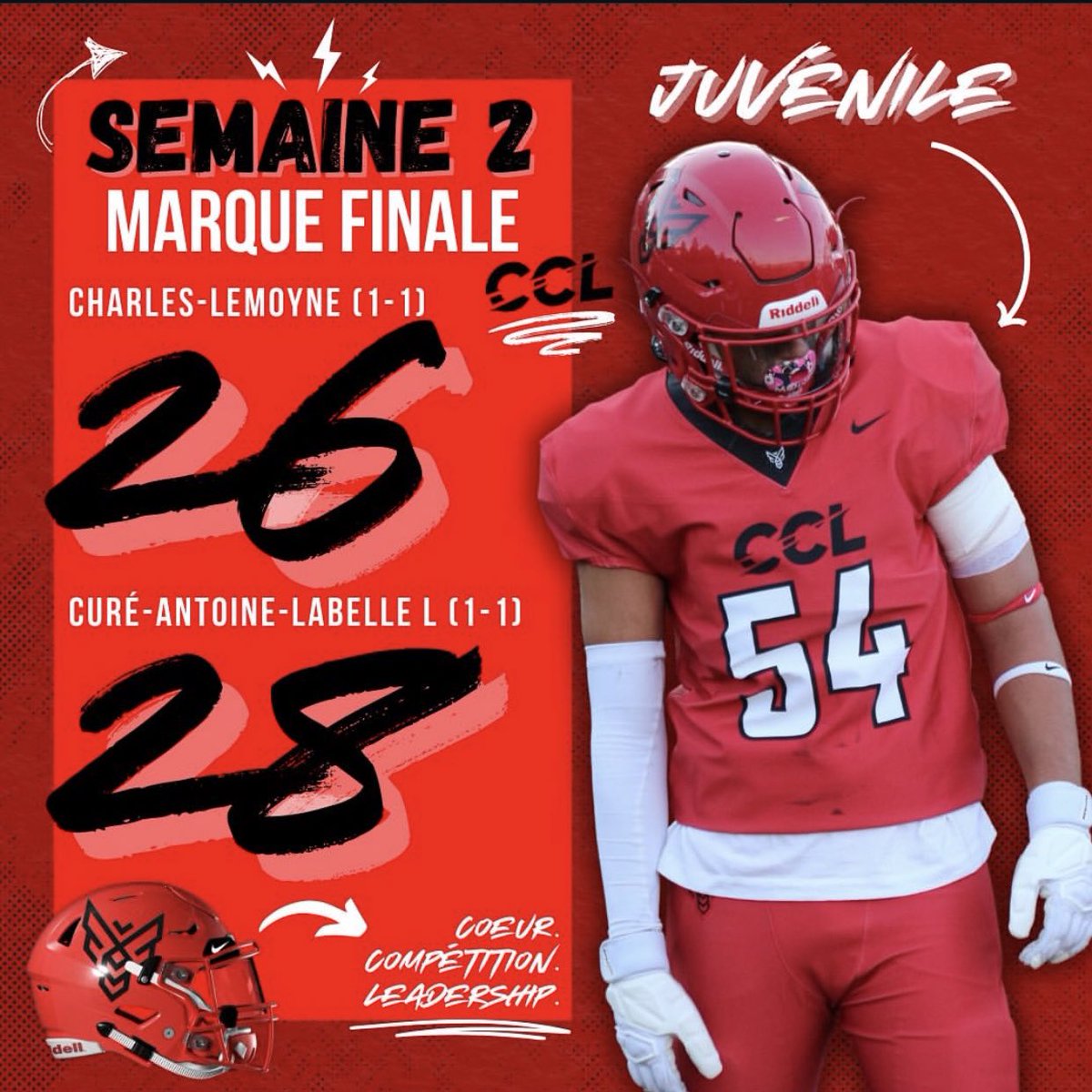 "Didn't get the outcome we prepared for this time around, but the grind doesn't stop. Our best football is still ahead of us! #KeepPushing #NextPlay #QuebecFootball"#rseq #CCL