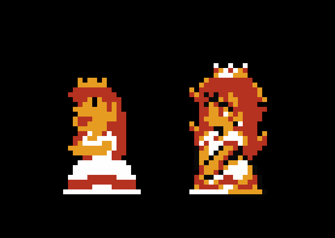 mangacolor's tweet photo. My NES Princess Peach redraw!
#pixelart #ドット絵 https://t.co/Q3pNI81qY4