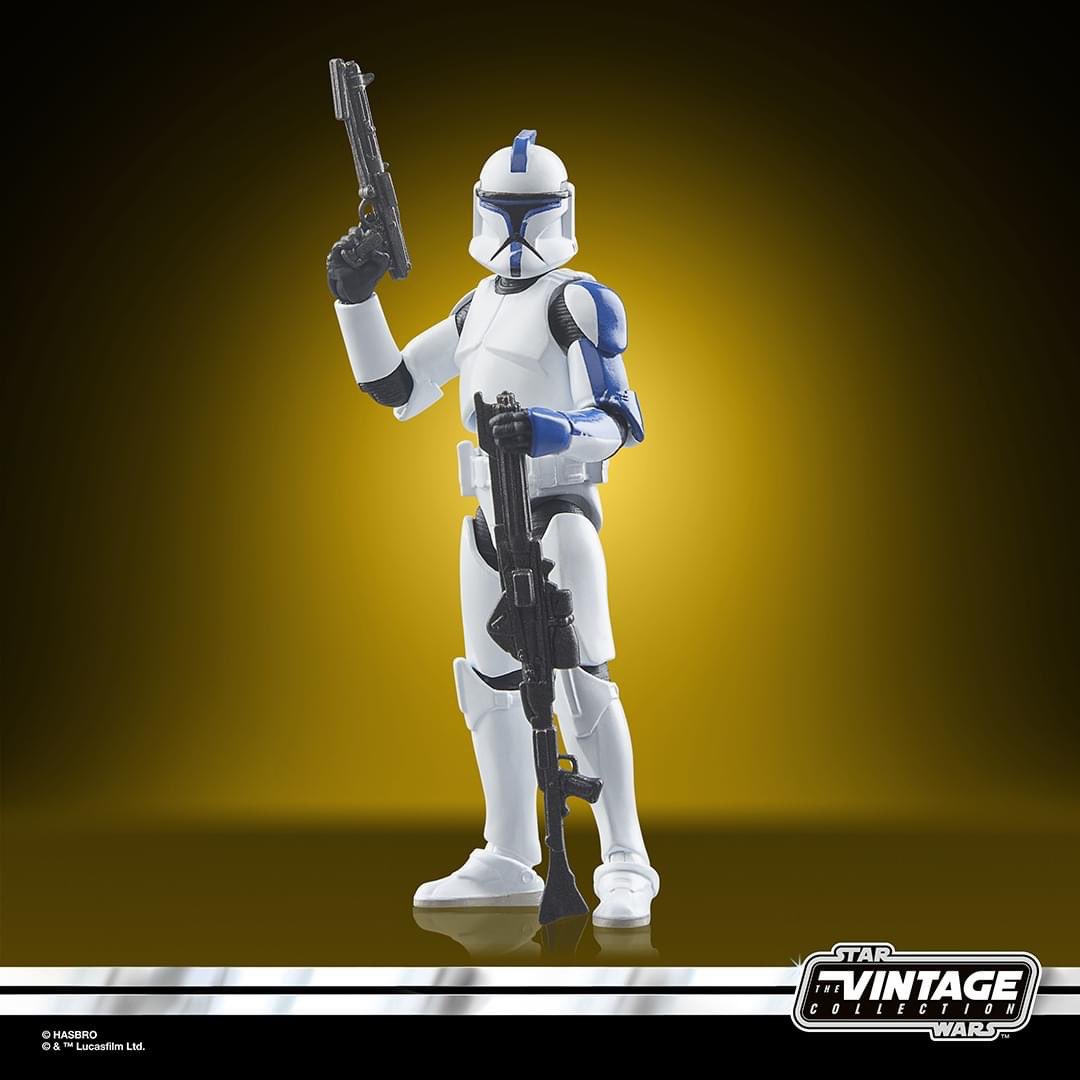 TheSWU's tweet image. Vintage Collection Clone Trooper Lieutenant from #Ahsoka officially revealed from #HasbroPulseCon2024!